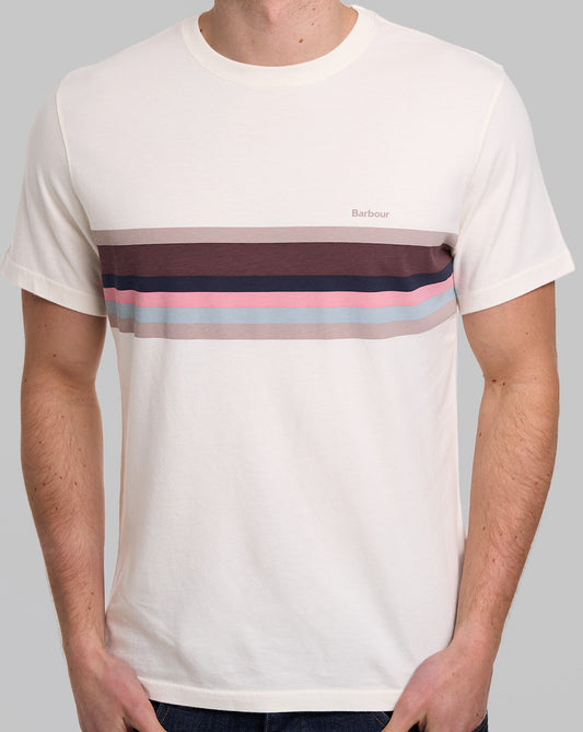 Barbour Barbour Newsham T-Shirt, Flüsterweiß