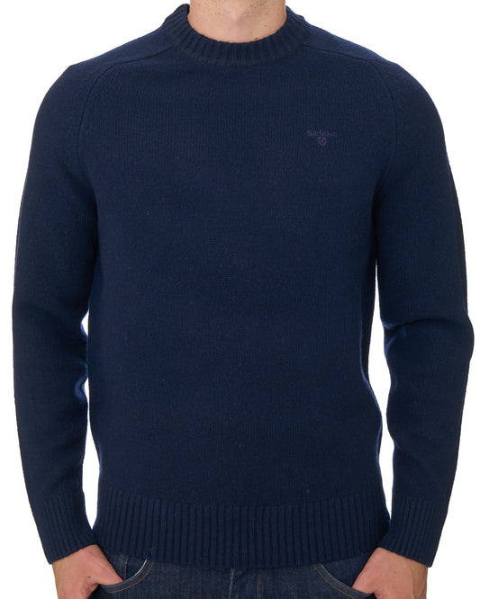 Barbour Barbour Newton Crew Knit Jumper Navy