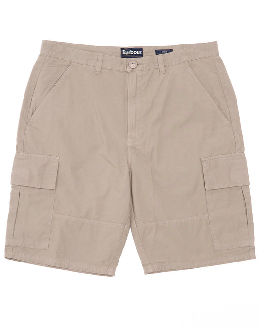 Barbour Ripstop Cargo Shorts Concrete
