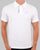 Barbour Tartan Piqué Poloshirt Weiß