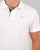 Barbour Tartan Piqué Poloshirt Weiß