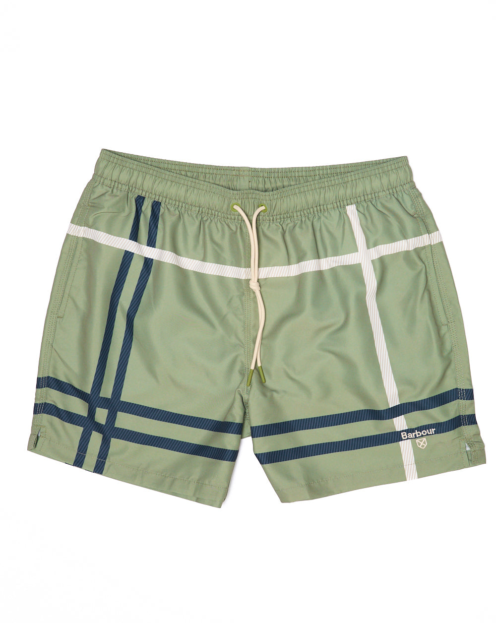 Barbour Twain Swim Shorts Laurel Green