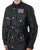 Barbour Union Jack Wachsjacke Schwarz