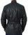 Barbour Union Jack Wachsjacke Schwarz