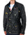Barbour Union Jack Wachsjacke Schwarz