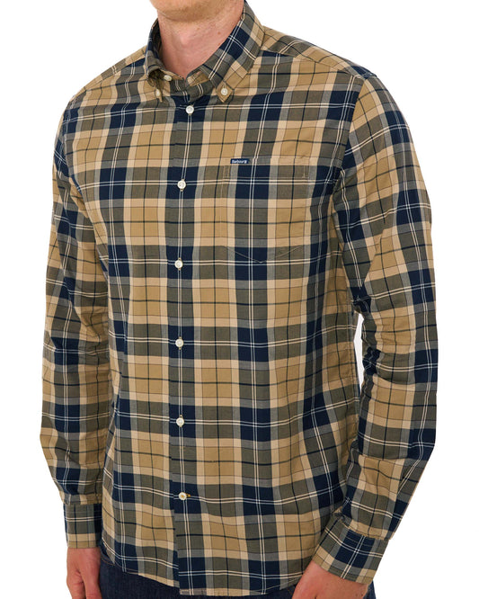 Barbour Barbour Wetherham Tailored Shirt Birchwood Dress Tartan