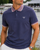 Barbour Cornsay Polo, gewaschenes Marineblau