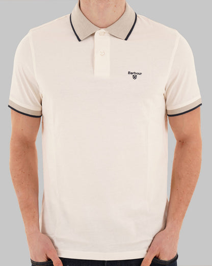 Barbour Cornsay Polohemd, Flüsterweiß