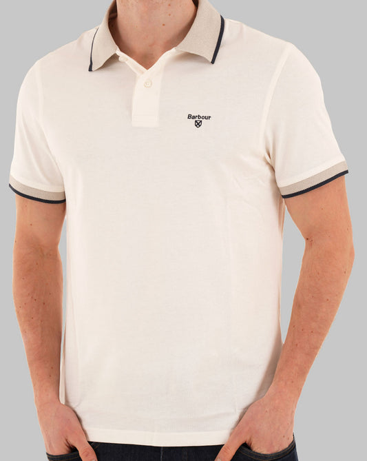 Barbour Barbour Cornsay Polohemd, Flüsterweiß