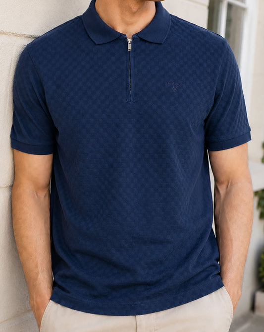 Barbour Barbour Hockham Tailored Polo Navy