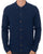 Ben Sherman Checkerboard Knit Shirt Dark Navy