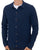 Ben Sherman Checkerboard Knit Shirt Dark Navy