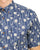 Ben Sherman Floral Bamboo Print SS Shirt Indigo