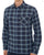 Ben Sherman Grid Check Shirt Dark Navy
