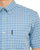 Ben Sherman Linear Gingham SS Shirt Lake Blue