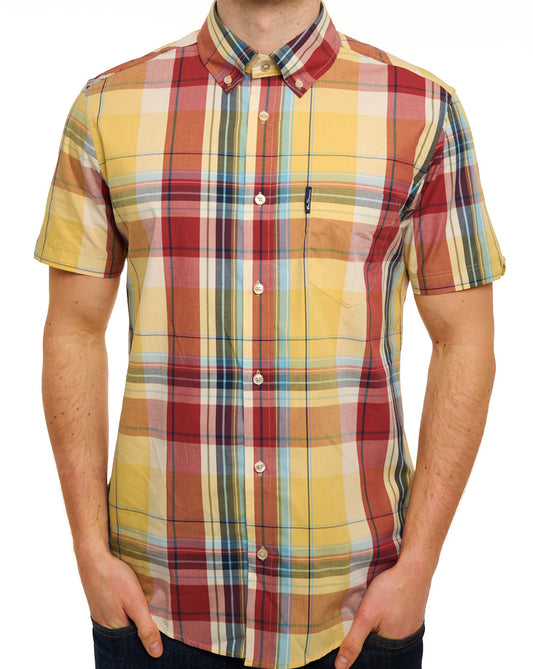 Ben Sherman Ben Sherman Oversized Check SS Shirt Zest