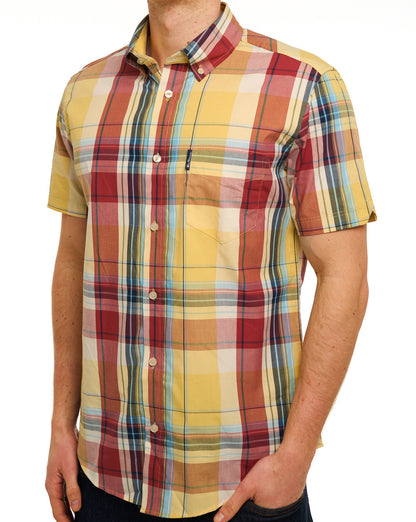 Ben Sherman Oversized Check SS Shirt Zest