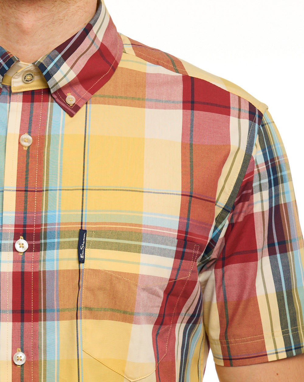 Ben Sherman Oversized Check SS Shirt Zest