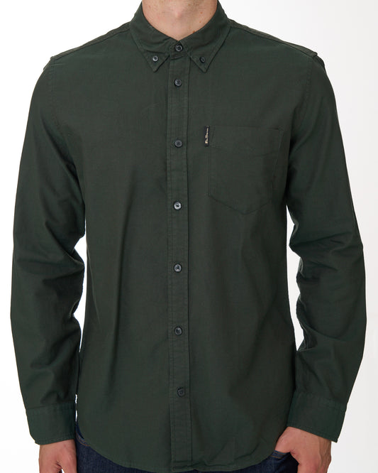 Ben Sherman Ben Sherman Signature LS Oxford Shirt Lotus Green