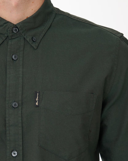 Ben Sherman Signature LS Oxford Shirt Lotus Green