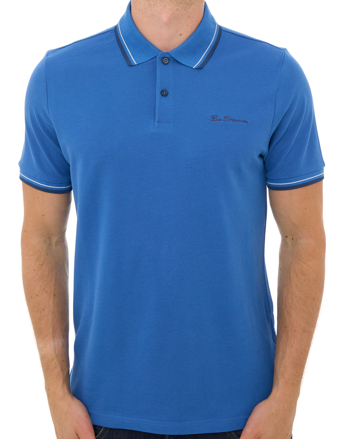 Ben Sherman Signature Pique Polo Lapis Blue