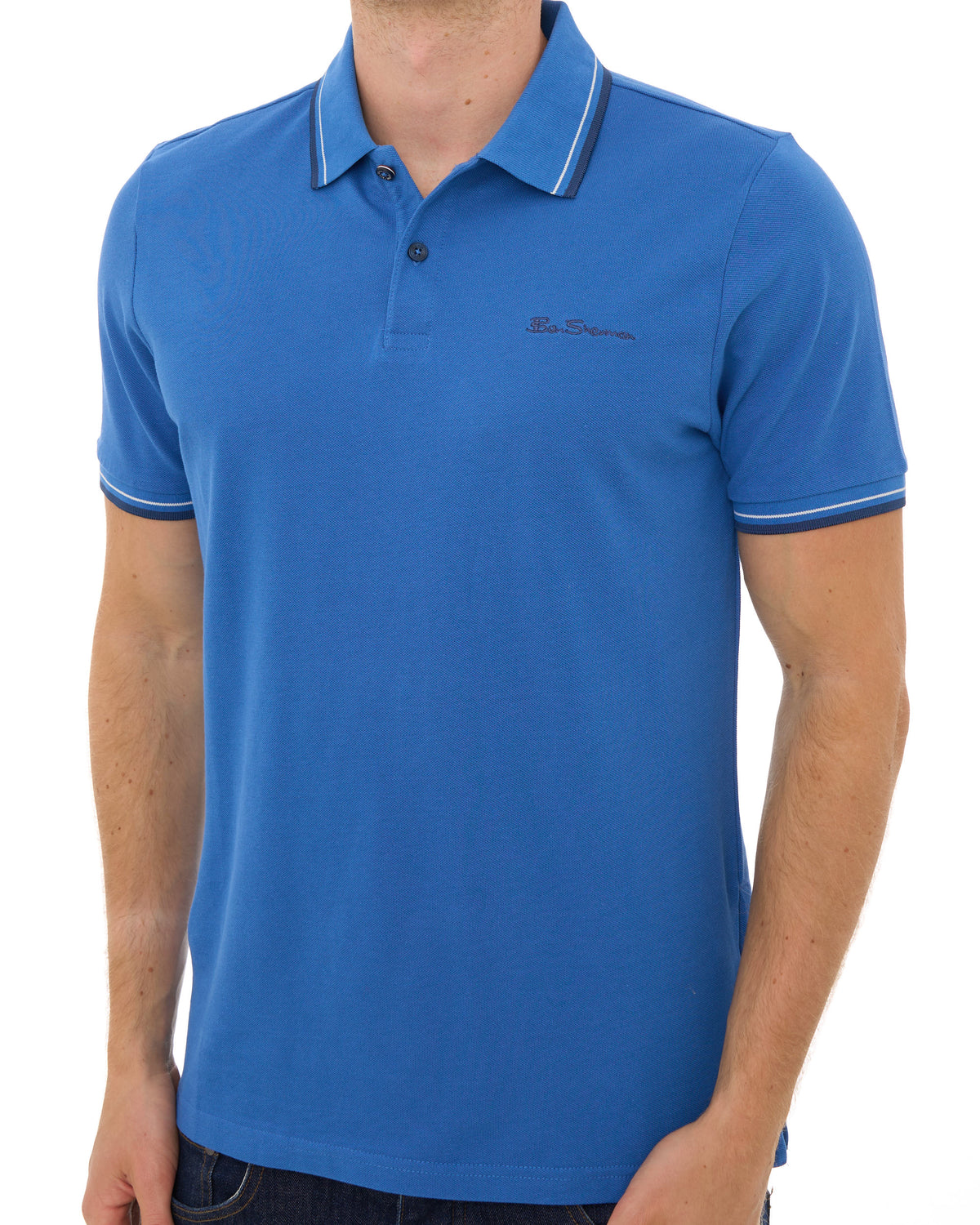 Ben Sherman Signature Pique Polo Lapis Blue