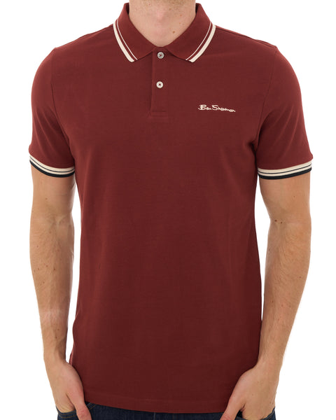 Ben Sherman Signature Pique Polo Sienna