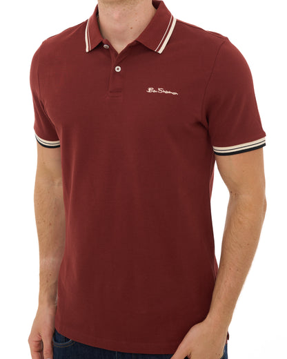 Ben Sherman Signature Pique Polo Sienna