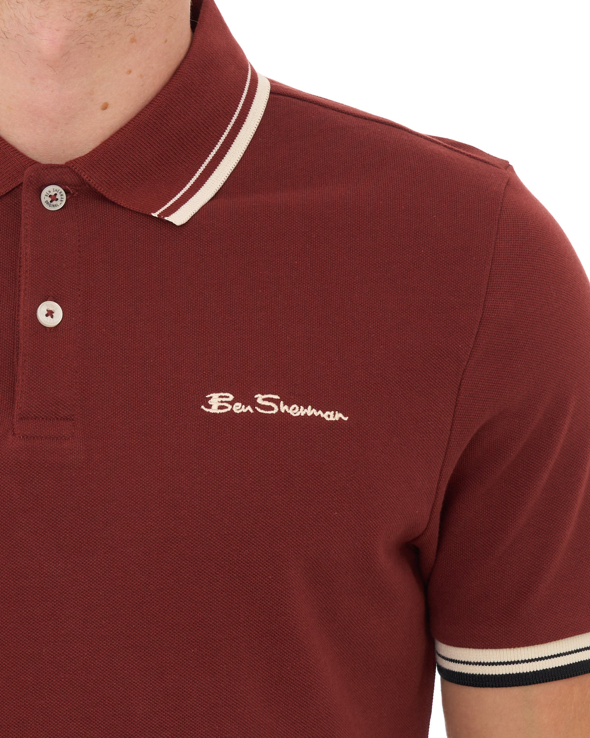 Ben Sherman Signature Pique Polo Sienna
