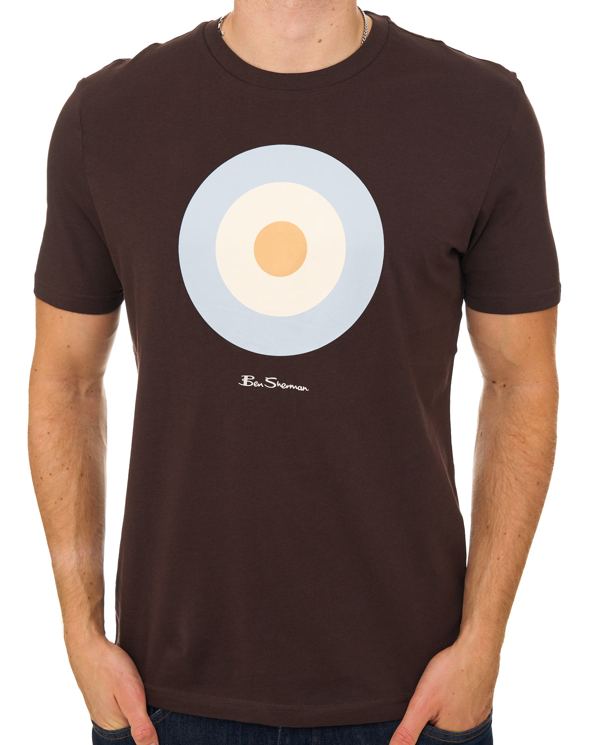 Ben Sherman Target T Shirt Brown