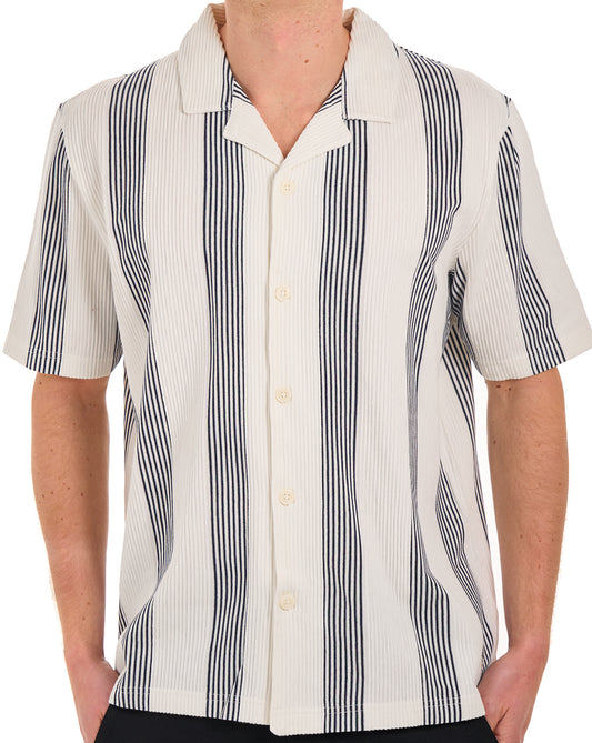 Ben Sherman Ben Sherman STRUKTURIERTES TRIKOTS-SHIRT Schneewittchen