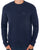 Benetton Crew Knit Jumper Navy Tonal