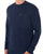 Benetton Crew Knit Jumper Navy Tonal