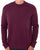 Benetton Crew Knit Jumper Plum Tonal