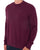 Benetton Crew Knit Jumper Plum Tonal