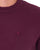 Benetton Crew Knit Jumper Plum Tonal