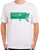 Benetton Jigsaw Logo T-Shirt Weiß/Grün