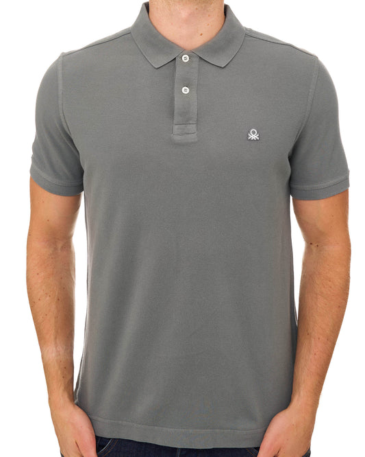 Benetton Benetton Maglia Polo Shirt Grey
