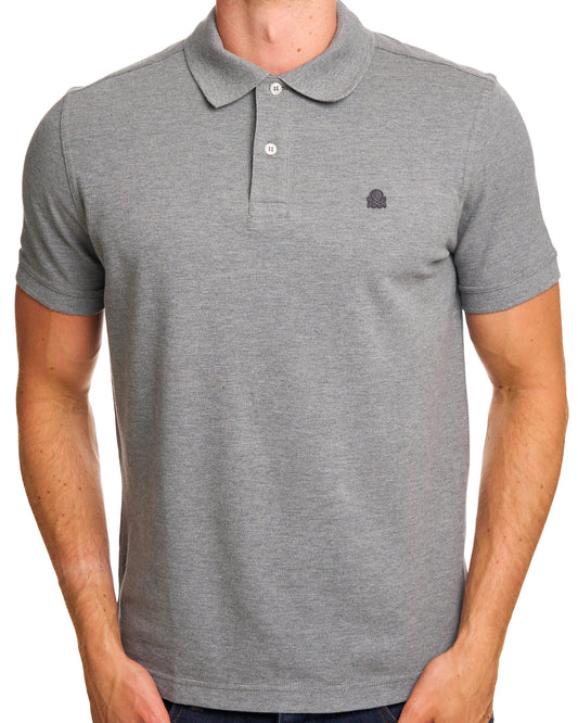 Benetton Benetton Polo Shirt Tonal Grey Marl