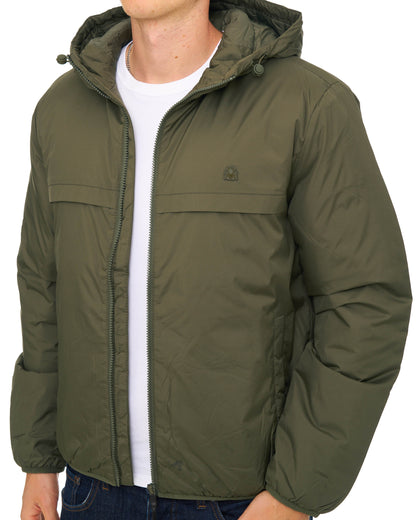 Benetton Rain Defender Padded Jacket Khaki Green