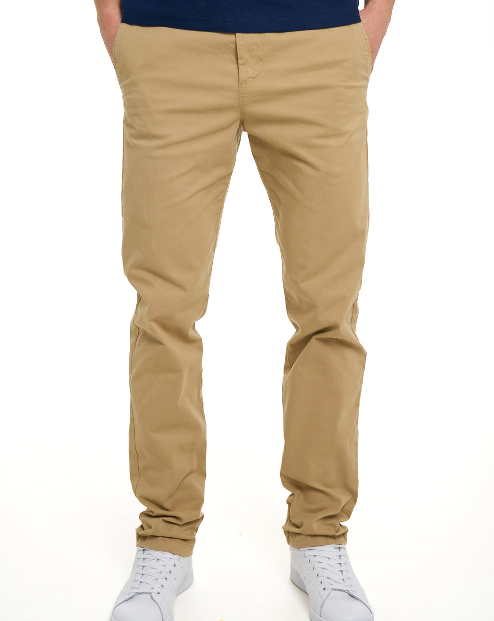 Benetton Slim Fit Baumwoll-Chinos Sand