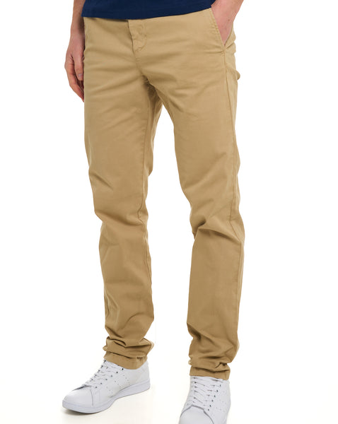 Benetton Slim Fit Cotton Chinos Sand