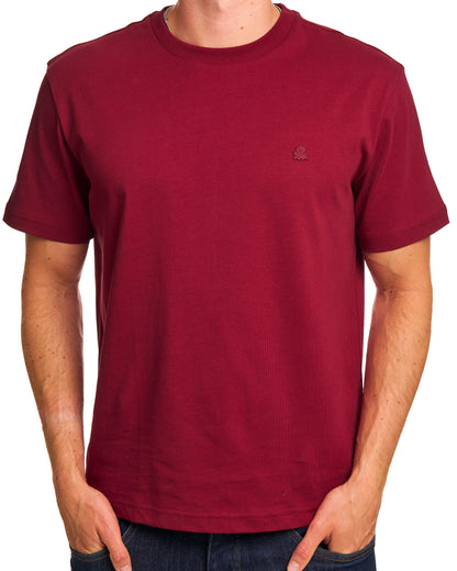Benetton Small Logo T-shirt Burgundy