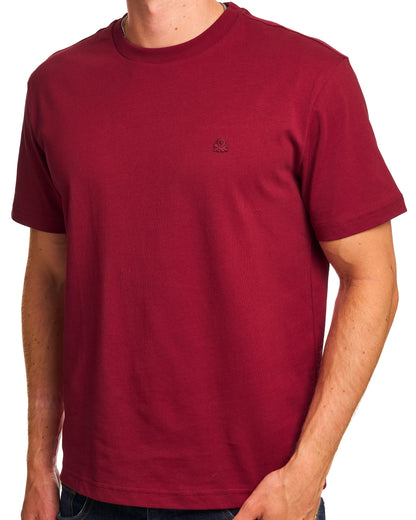 Benetton Small Logo T-shirt Burgundy