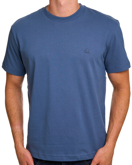 Benetton Benetton Small Logo T-shirt Tonal Petrol Blue