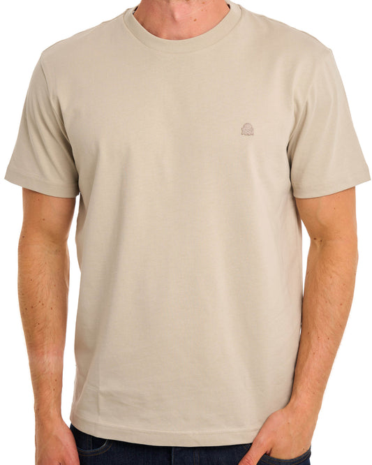 Benetton Benetton Small Logo T-shirt Tonal Stone