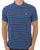 Benetton Striped Polo Shirt Blue/Navy