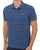 Benetton Striped Polo Shirt Blue/Navy