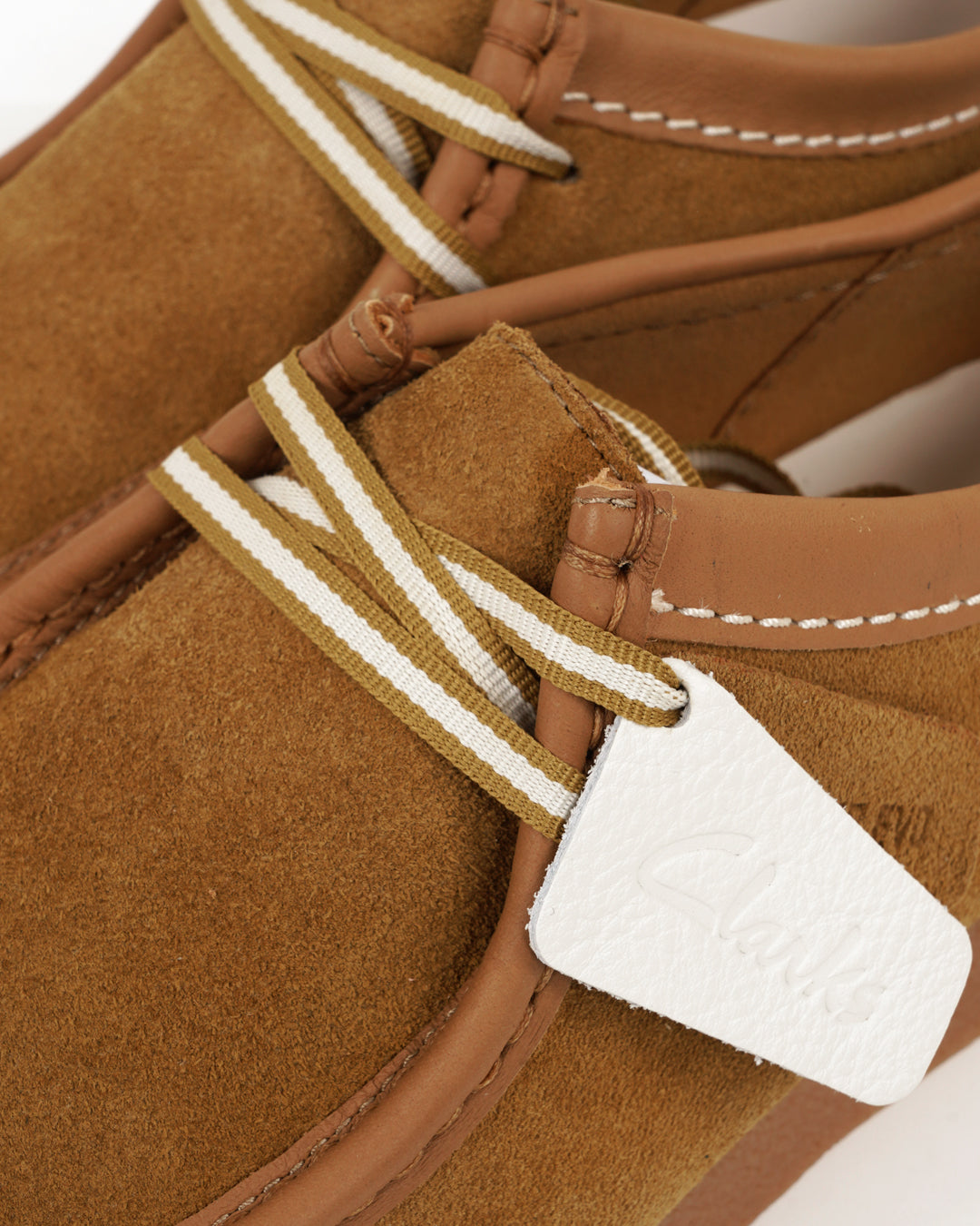 Clarks Wallabee EVO Schuhe Ocker Wildleder