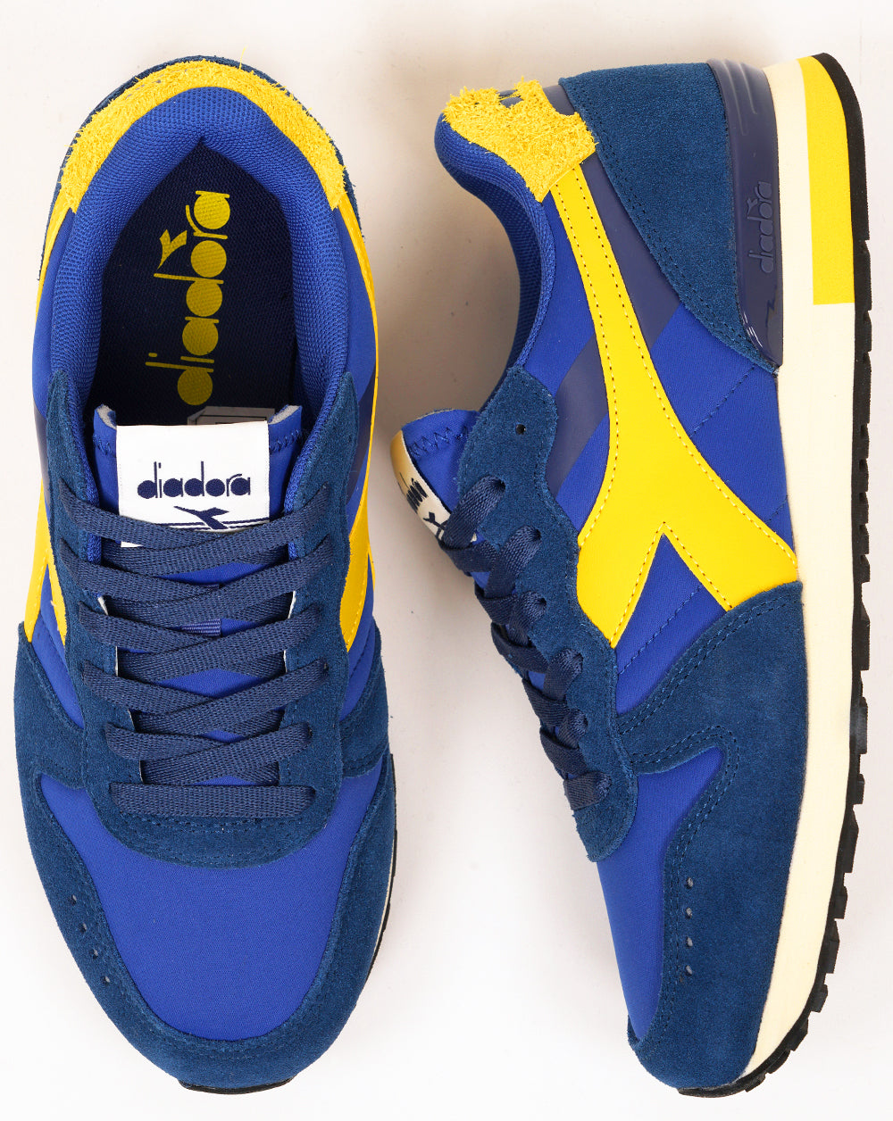 Diadora Camaro M2 Smooth Trainers Tiefblau Gelb